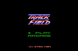 Track and Field Title Screen